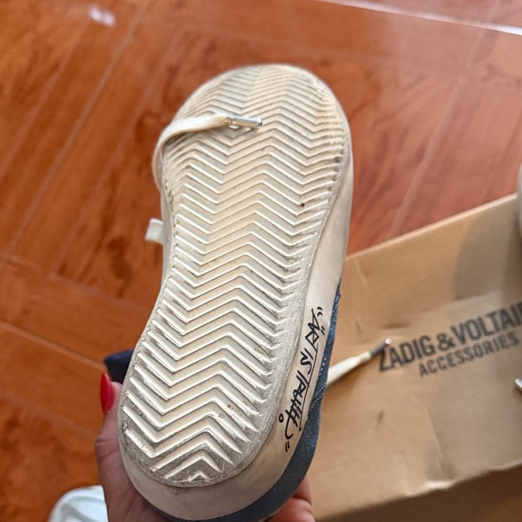 Zadig & Voltaire Blue and Brown Sneakers - Picture 6 of 9